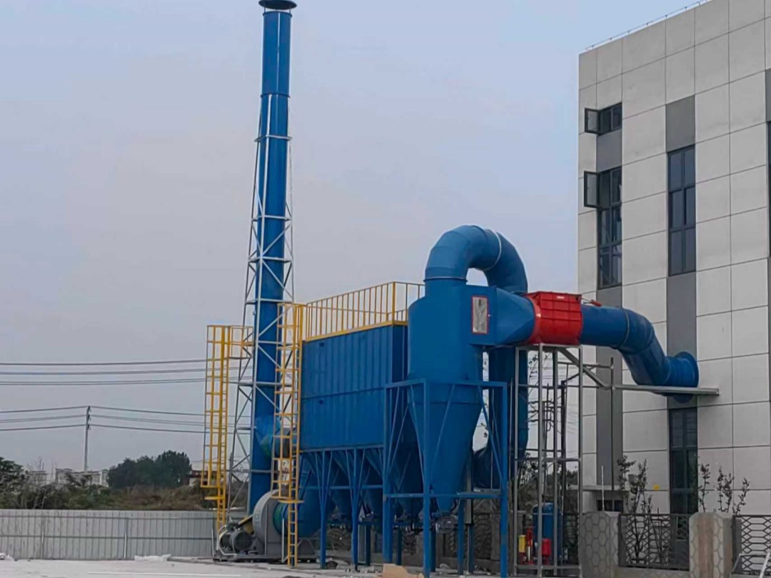 旋风+防爆型滤筒脉冲除尘器